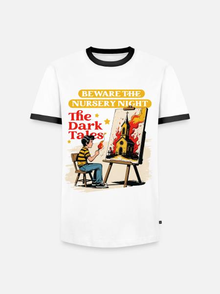 Okkultismus Dämonologie Tarot - Männer Kontrast-T-Shirt - Weiß/Schwarz