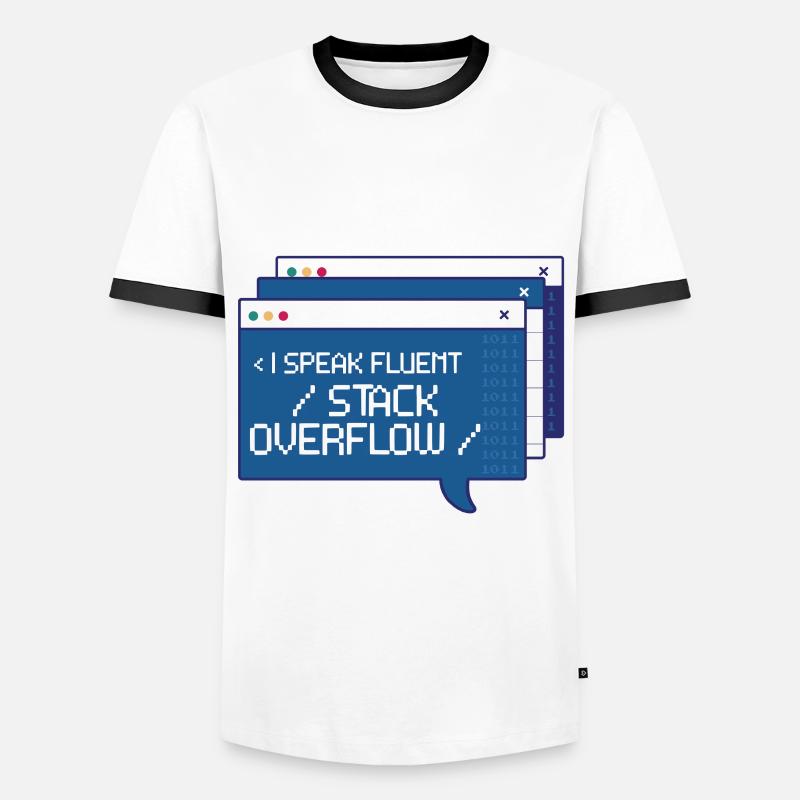 Computer Scientist Programmer - Men's Ringer Shirt - white/black