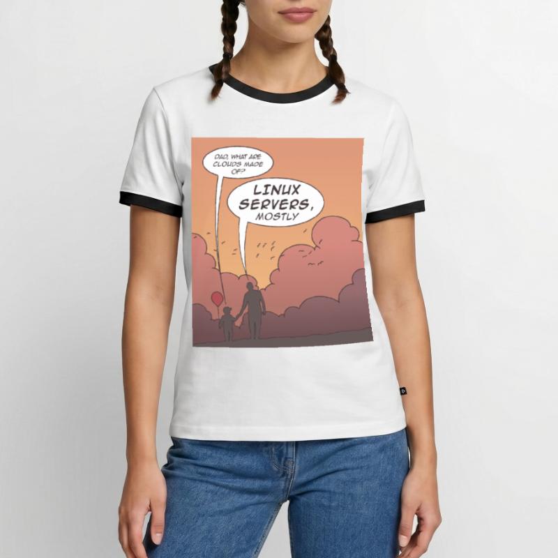 Drôle de codage langages de programmation Conception T-shirt contrasté Homme