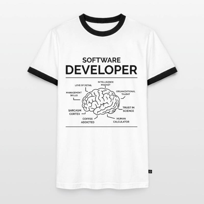 Software Developer Men's Ringer Shirt