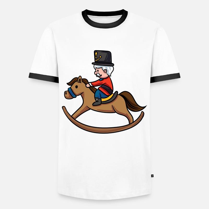Nutcracker - Men's Ringer Shirt - white/black