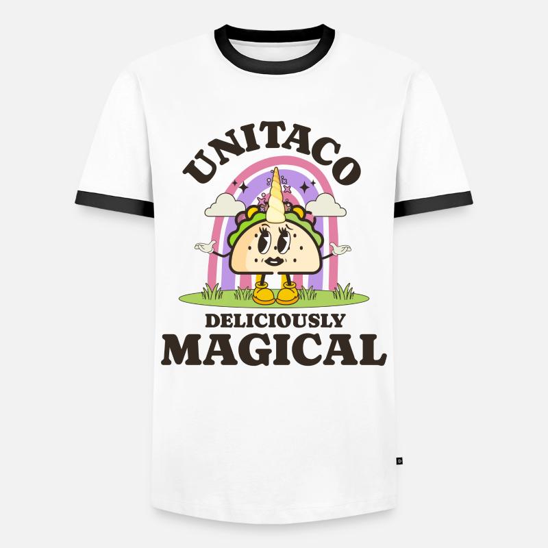 Taco - Men's Ringer Shirt - white/black