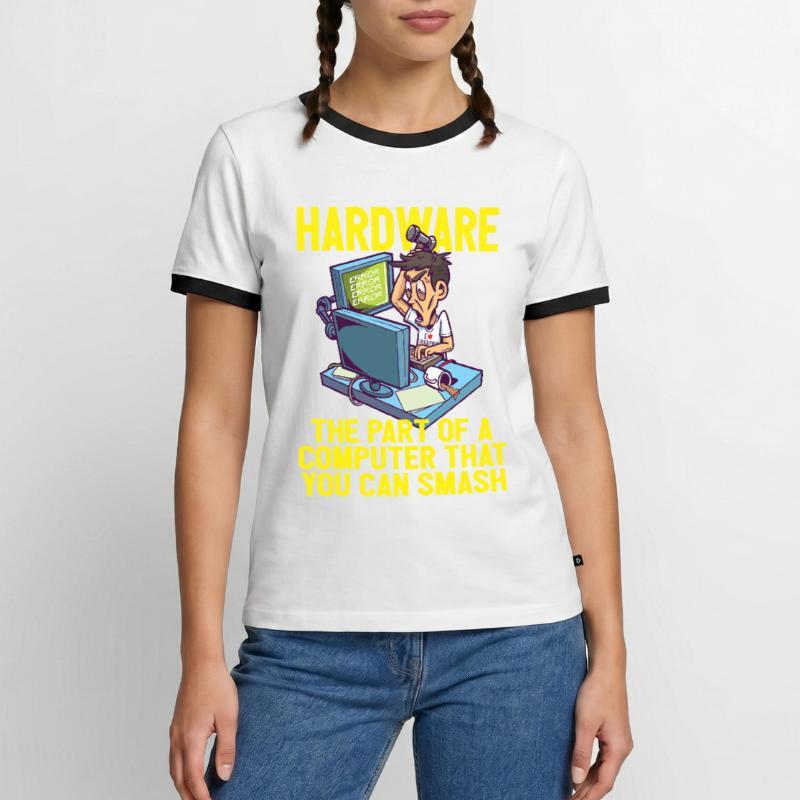 Débogage matériel PC Smash IT Coder Informatics T-shirt contrasté Homme