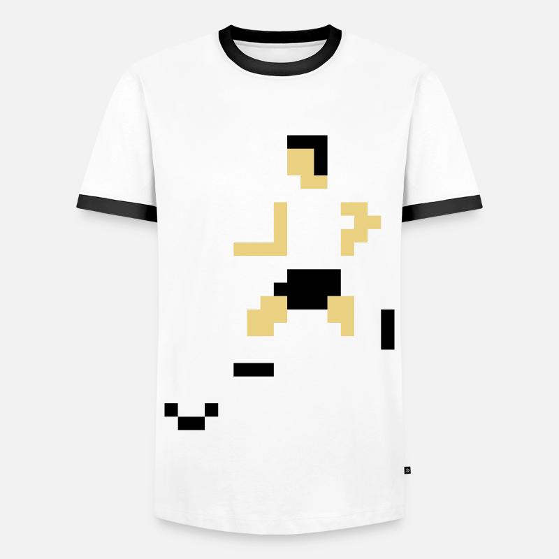 Kicker pixels - Men's Ringer Shirt - undefined