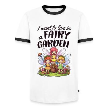 Garten Gartenpflanzen Landschaftsgärtner lustiges - Männer Kontrast-T-Shirt - Weiß/Schwarz - Vorne - AI Model Female 172 light (172cm) & AI Model Male 178 dark (178cm)