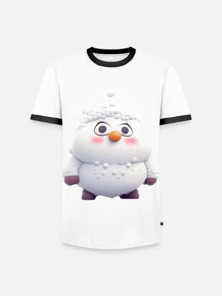 Winter Magic - Men's Ringer Shirt - white/black