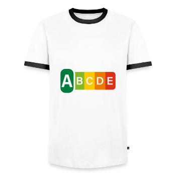 95 Jahre Feinste Qualität Geschenk 95. Geburtstag - Männer Kontrast-T-Shirt - Weiß/Schwarz - Vorne - AI Model Female 172 light (172cm) & AI Model Male 178 dark (178cm)