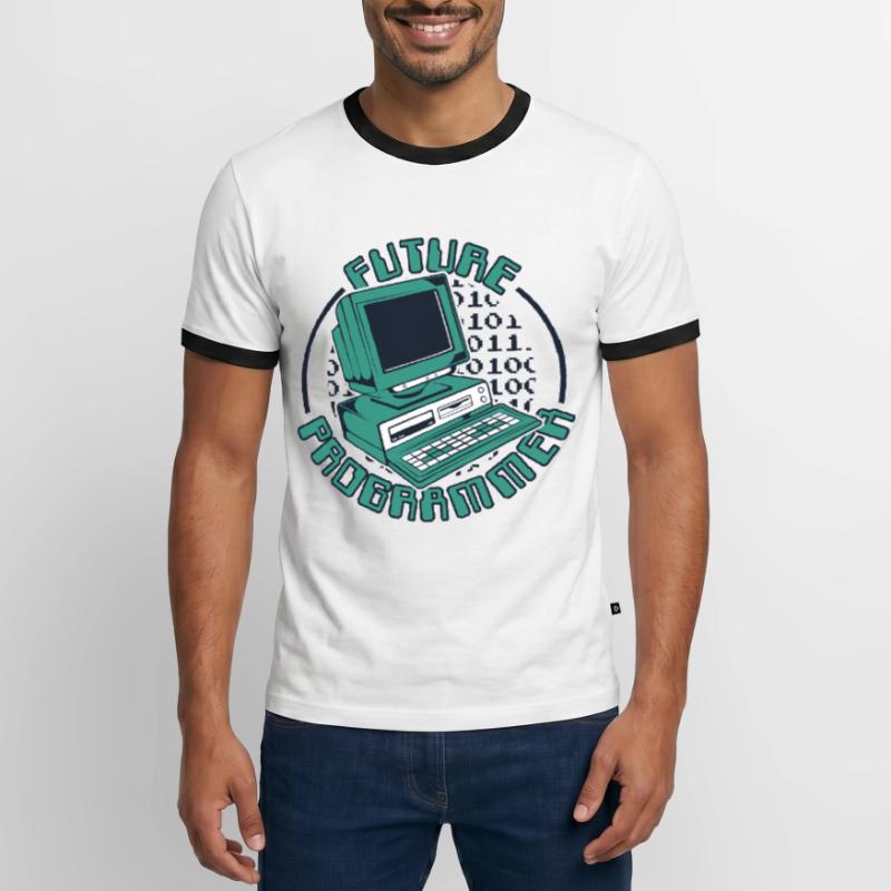 Future Programmer Softwareingenieur Developer Männer Kontrast-T-Shirt