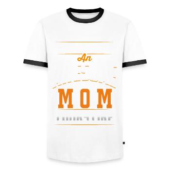 This Is What An Awesome Mom Looks Like - Men's Ringer Shirt - white/black - Front - AI Model Female 172 light (172cm) & AI Model Male 178 dark (178cm)