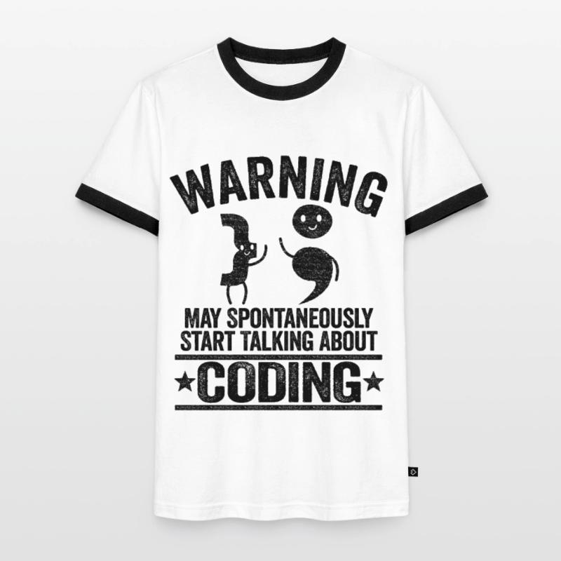 Programmeurs Informaticien Coding Cadeau T-shirt contrasté Homme