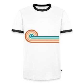 I Can't Trust A Fart At My Age 26 Birthday - Men's Ringer Shirt - white/black - Front - AI Model Female 172 light (172cm) & AI Model Male 178 dark (178cm)