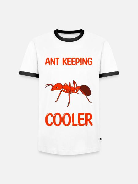 Antkeeping Ant Breeding Ants - Men's Ringer Shirt - white/black