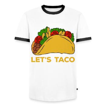 Cinco de Mayo - Männer Kontrast-T-Shirt - Weiß/Schwarz - Vorne - AI Model Female 172 light (172cm) & AI Model Male 178 dark (178cm)