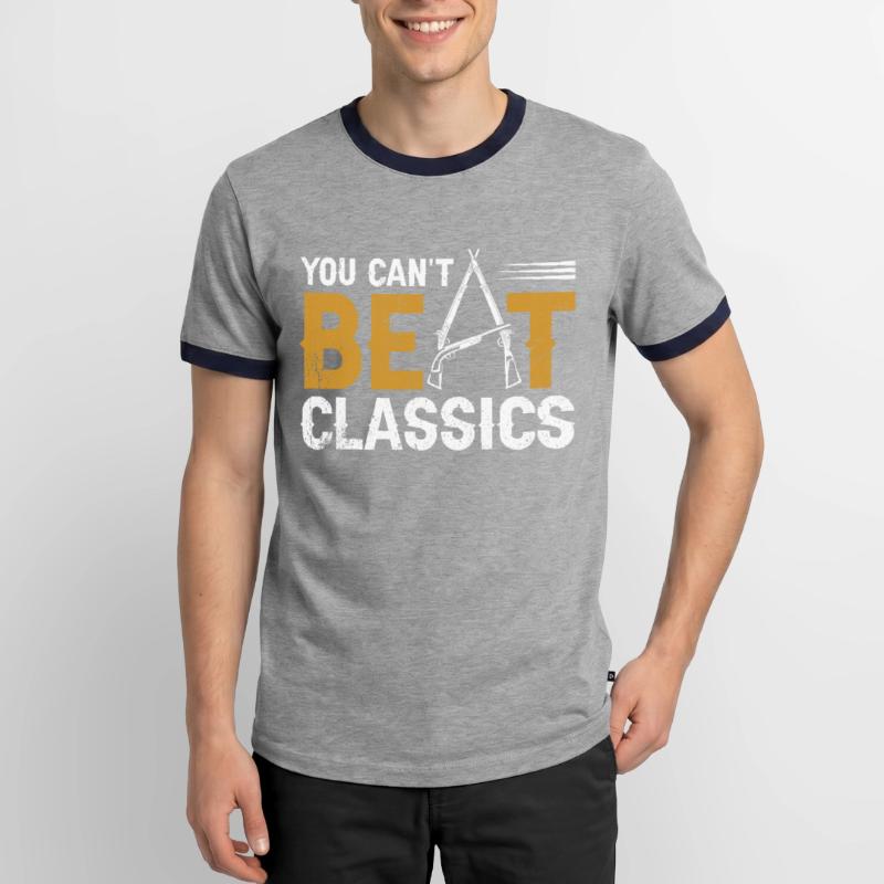 Vorderlader Muzzleloader Muzzle Loading Männer Kontrast-T-Shirt