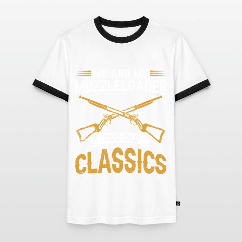 Vorderlader Muzzleloader Muzzle Loading Men's Ringer Shirt