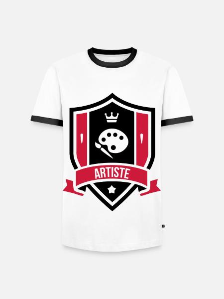 Artist - Art - Men's Ringer Shirt - white/black