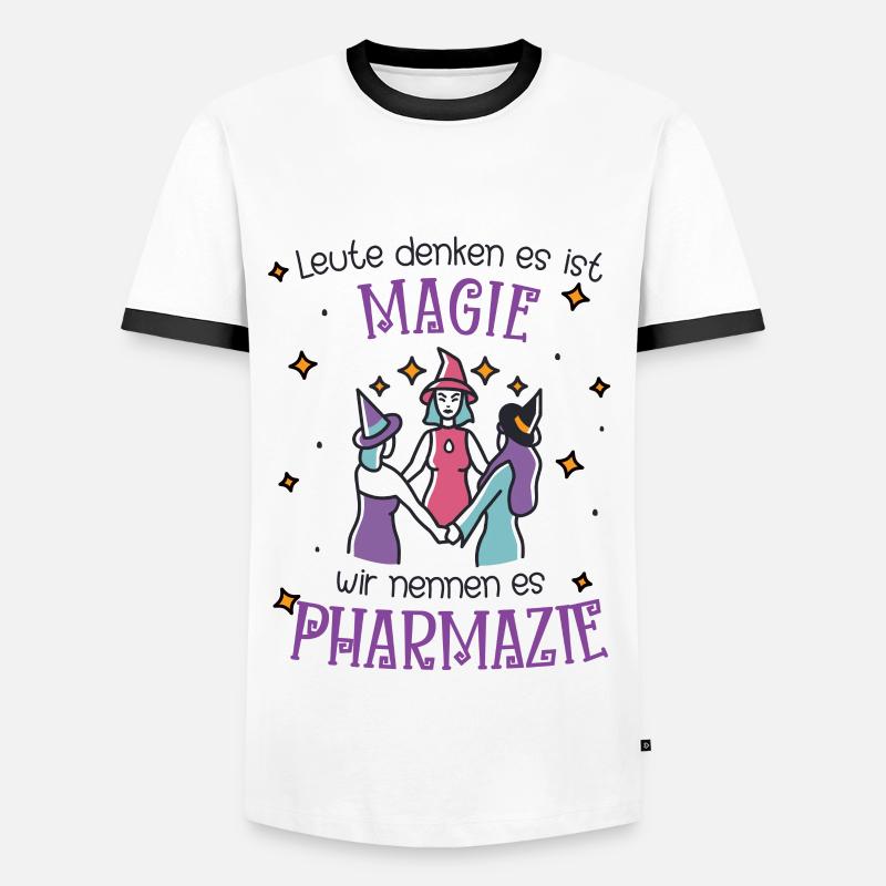 Pharmacy | Pharmacy Magic - Men's Ringer Shirt - white/black