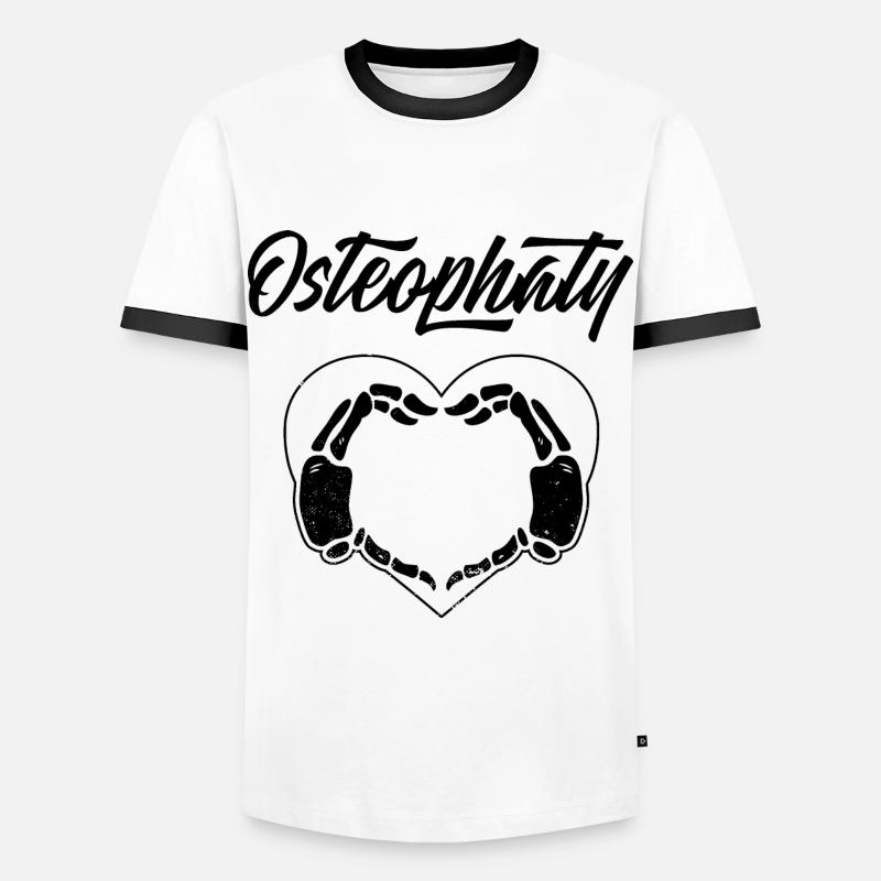 Osteopathy Osteopaths Chiropractic Osteopath - Men's Ringer Shirt - white/black