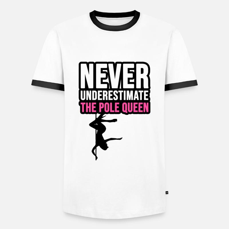 Pole Dance - Men's Ringer Shirt - white/black