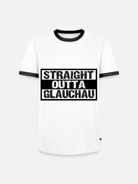 Glauchau - Männer Kontrast-T-Shirt - 
