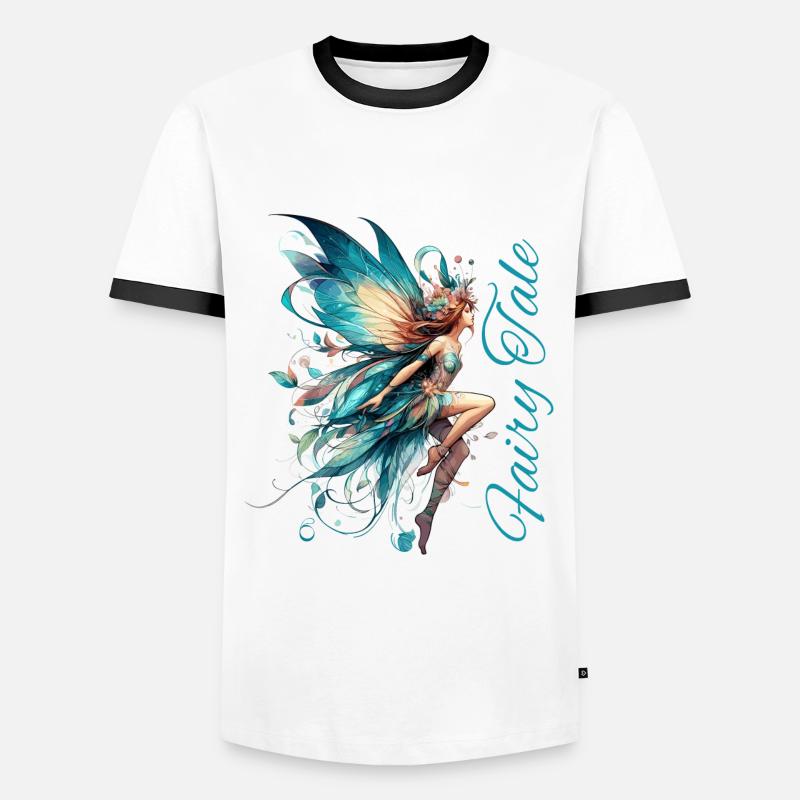 Fairy Tale Gift - Men's Ringer Shirt - white/black