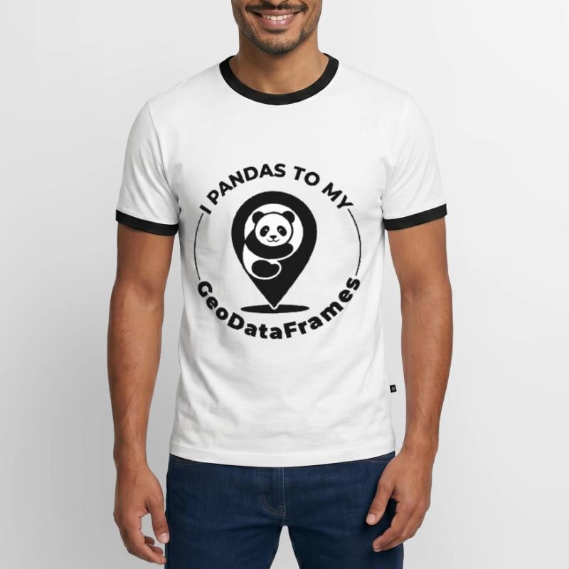 GeoDataFrames Pandas GIS Python Programmierung Männer Kontrast-T-Shirt
