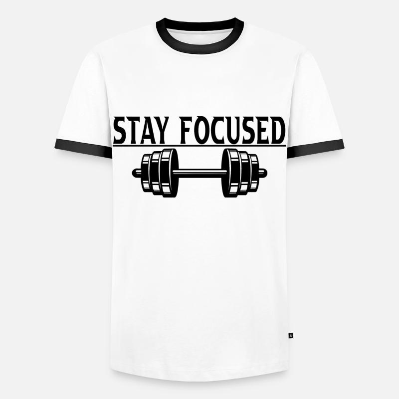 Training - Men's Ringer Shirt - white/black