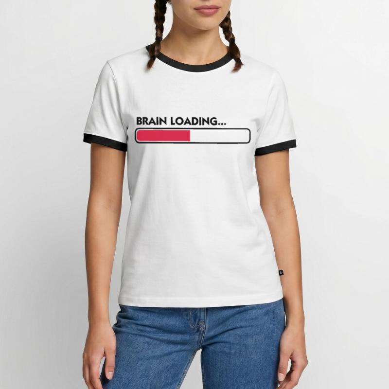 Brain loading Men's Ringer Shirt