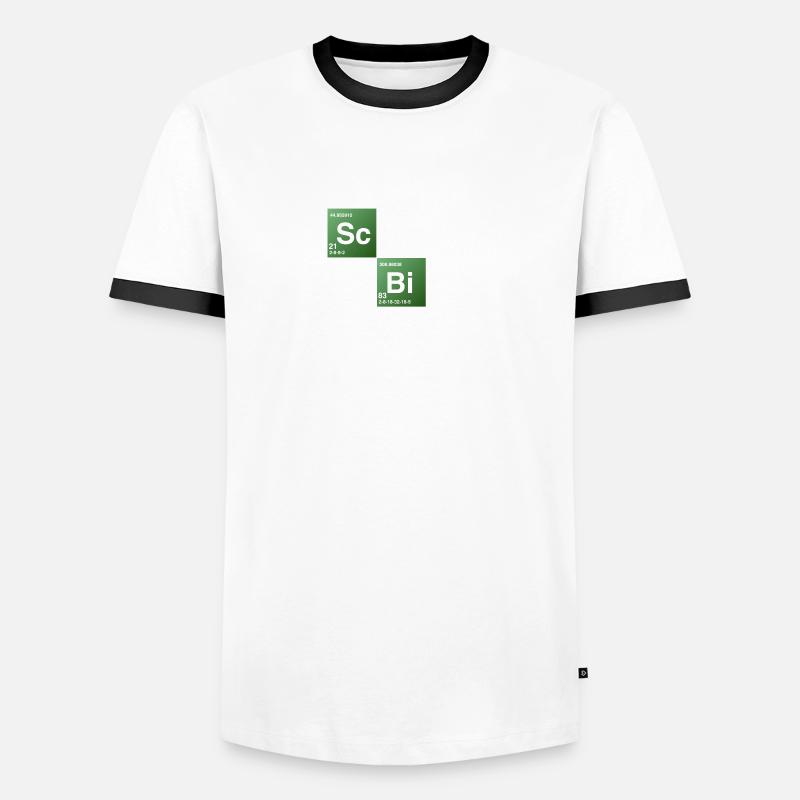 Science! - Men's Ringer Shirt - white/black