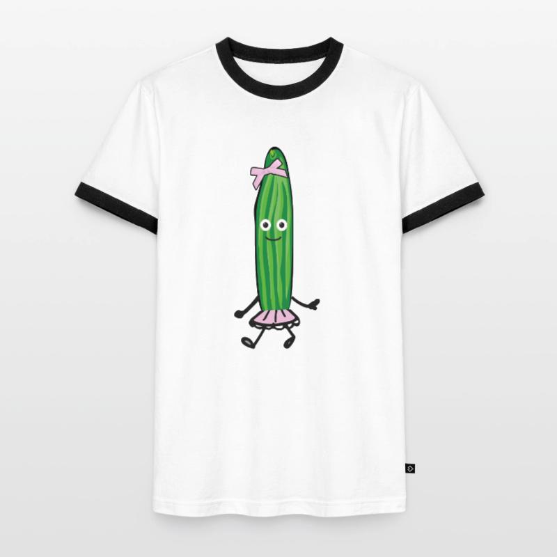 Concombre, Robe, Concombre, Concombre, Concombre, Concombre, Bow T-shirt contrasté Homme