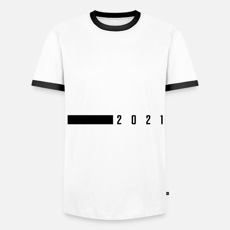 2021 - Men's Ringer Shirt - white/black