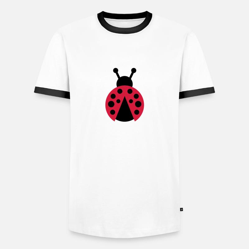 bug - Männer Kontrast-T-Shirt - Weiß/Schwarz