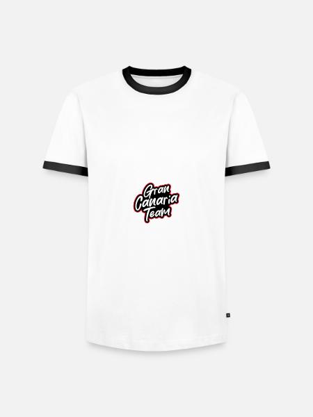 Gran Canaria Team - Men's Ringer Shirt - white/black