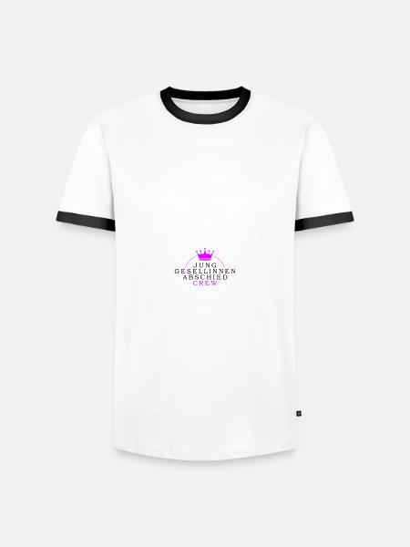 Hen Party Crew Hen - Men's Ringer Shirt - white/black