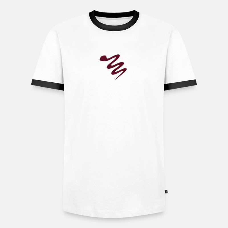 Snake | Snake 03 - Men's Ringer Shirt - white/black