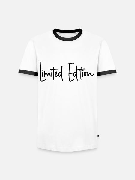 Édition limitée - T-shirt contrasté Homme - blanc/noir