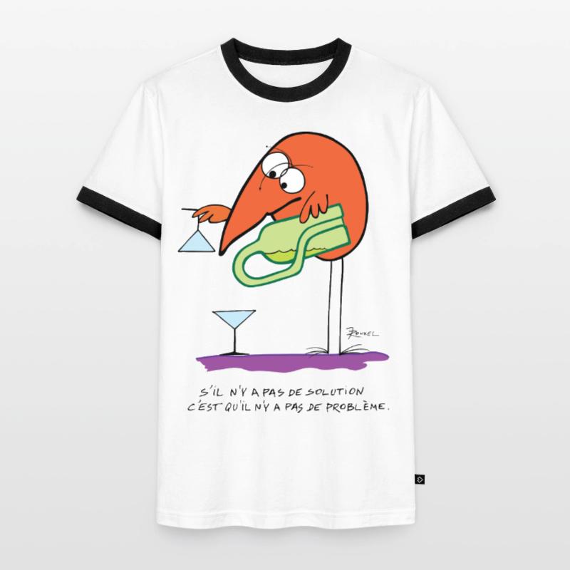 No solution no problem Men's Ringer Shirt