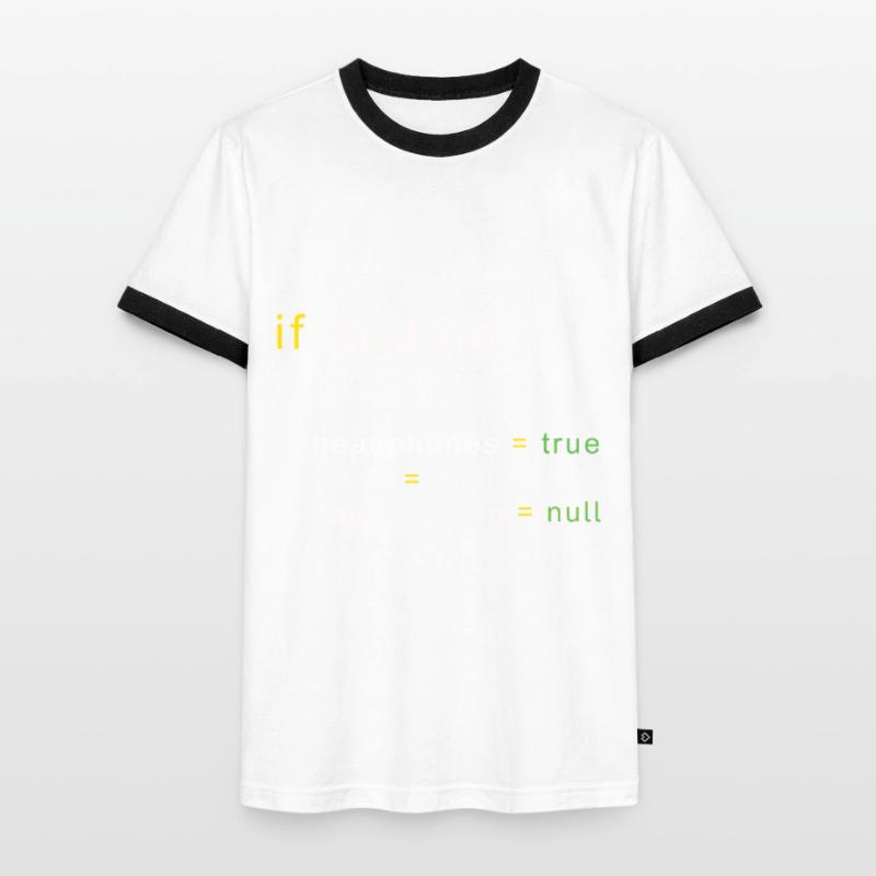 Codage du codeur T-shirt contrasté Homme