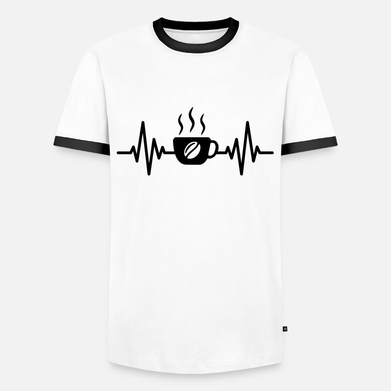 Caffeine kick - Men's Ringer Shirt - undefined