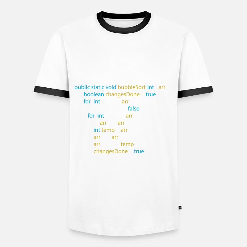 Lustiger Informatiker Spruch Programmierer - Männer Kontrast-T-Shirt - Weiß/Schwarz