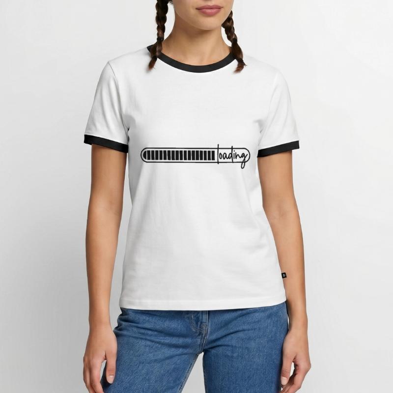loading bar - loading - loading Men's Ringer Shirt