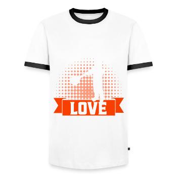 Glasbläserei Glasbläser Glasarbeiter Geschenk - Männer Kontrast-T-Shirt - Weiß/Schwarz - Vorne - AI Model Female 172 light (172cm) & AI Model Male 178 dark (178cm)