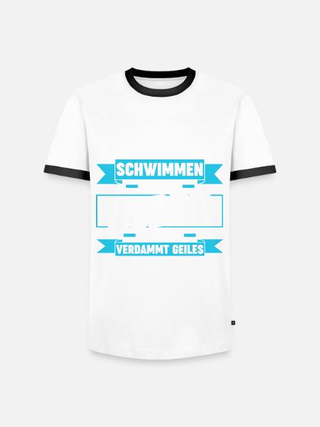 Schullehrer Lehrer - Männer Kontrast-T-Shirt - Weiß/Schwarz