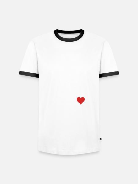 Party Urlaub Mallorca - Männer Kontrast-T-Shirt - Weiß/Schwarz