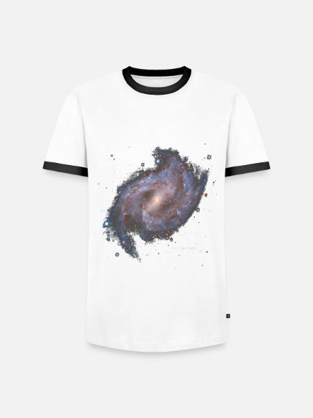 Spiralgalaxie NG2525 - Männer Kontrast-T-Shirt - 