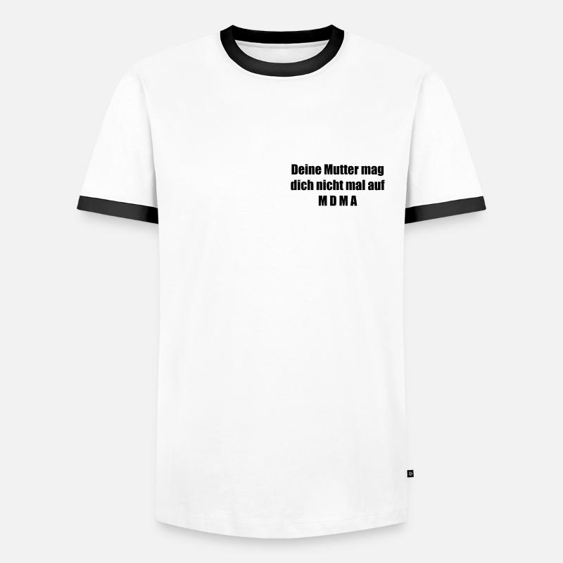 Mutter MDMA - Männer Kontrast-T-Shirt - Weiß/Schwarz