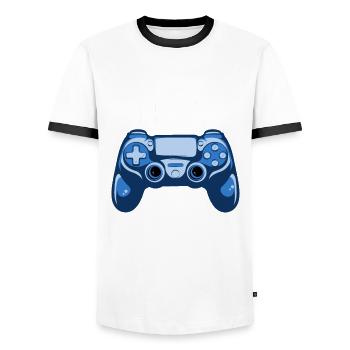 Master Level Complete Masterabschluss Geschenk - Männer Kontrast-T-Shirt - Weiß/Schwarz - Vorne - AI Model Female 172 light (172cm) & AI Model Male 178 dark (178cm)