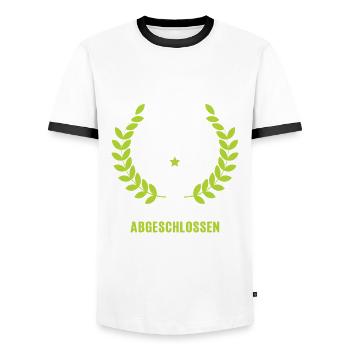 Kommunion Erhalten Glückwunsch Erstkommunion - Männer Kontrast-T-Shirt - Weiß/Schwarz - Vorne - AI Model Female 172 light (172cm) & AI Model Male 178 dark (178cm)
