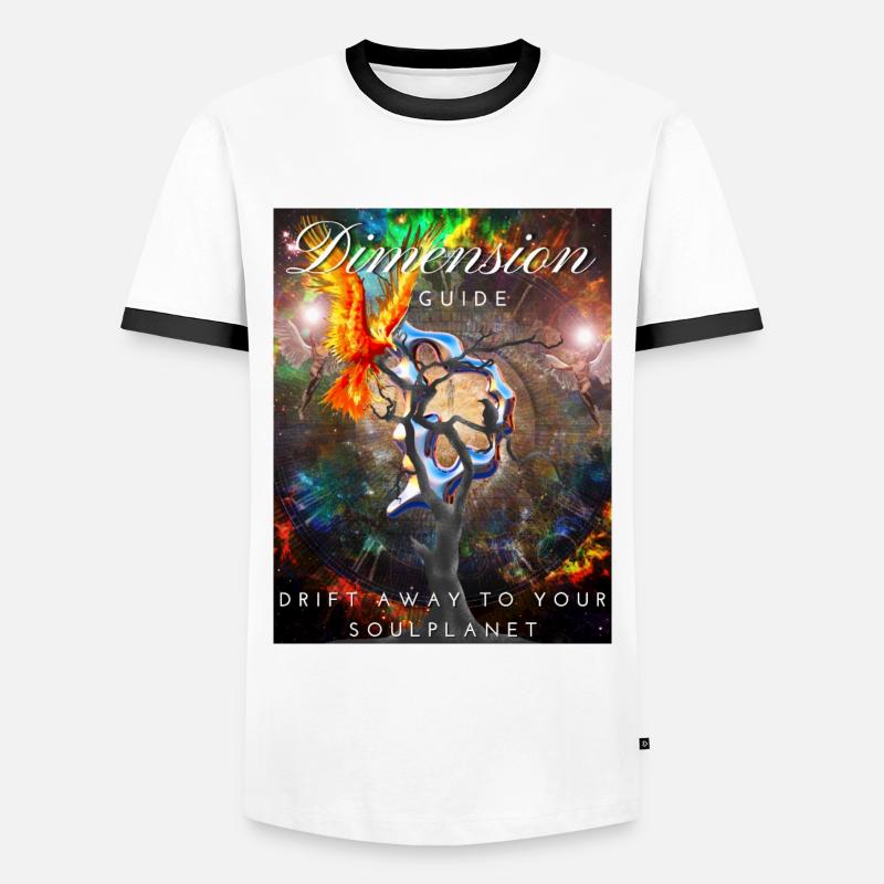 Dimension Guide - Men's Ringer Shirt - white/black