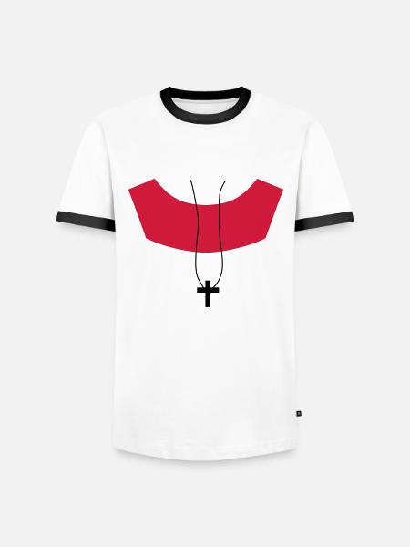 Acolyte acolyte - Men's Ringer Shirt - white/black